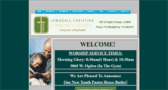 Desktop Screenshot of lawndalechurch.org