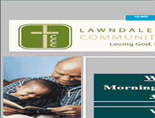 Tablet Screenshot of lawndalechurch.org